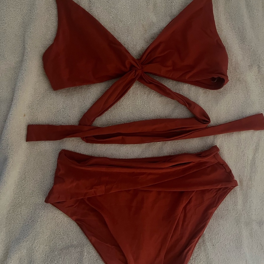 BECCA Rust Bikini Set